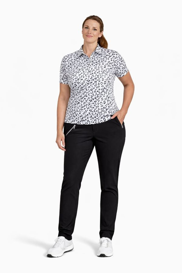 Short Sleeve Top: Ebony & Ivory