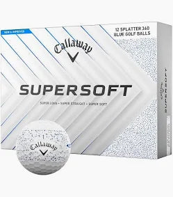 Supersoft Splatter Blue Dozen