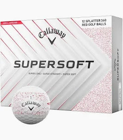 Supersoft Splatter Red Dozen