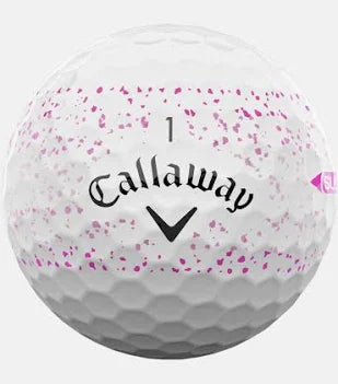 Supersoft Golf Ball Splatter Pink - Gunnedah Golf Hub