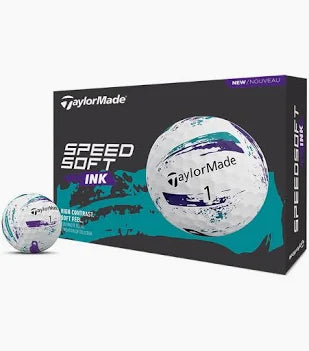 SpeedSoft Ink Purple/Teal Balls - Gunnedah Golf Hub