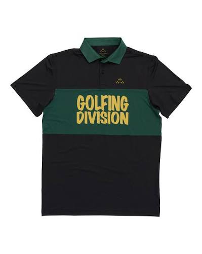 Division Polo - Black - Gunnedah Golf Hub