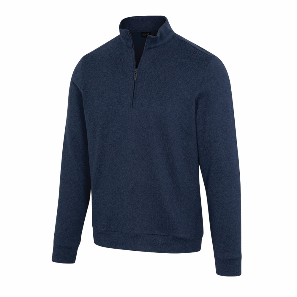 Lined Quarter-Zip Wind Sweater with Logo - Gunnedah Golf Hub