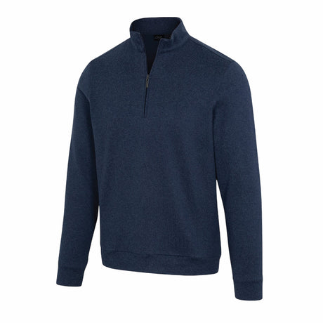 Lined Quarter-Zip Wind Sweater with Logo - Gunnedah Golf Hub