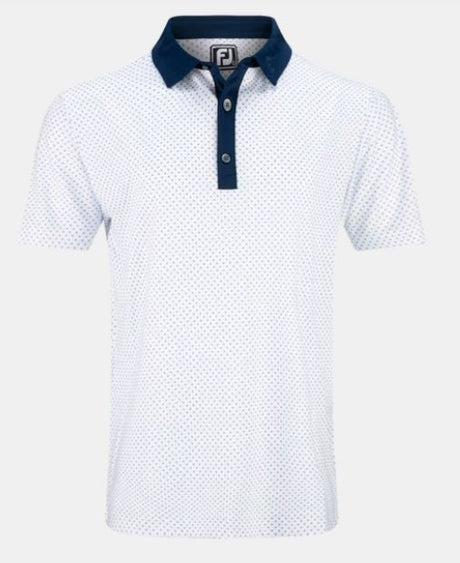 AU Lisle MicroFlower Self Collar ATHLETIC FIT - Gunnedah Golf Hub