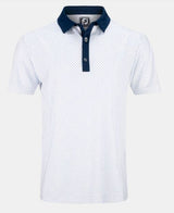 AU Lisle MicroFlower Self Collar ATHLETIC FIT