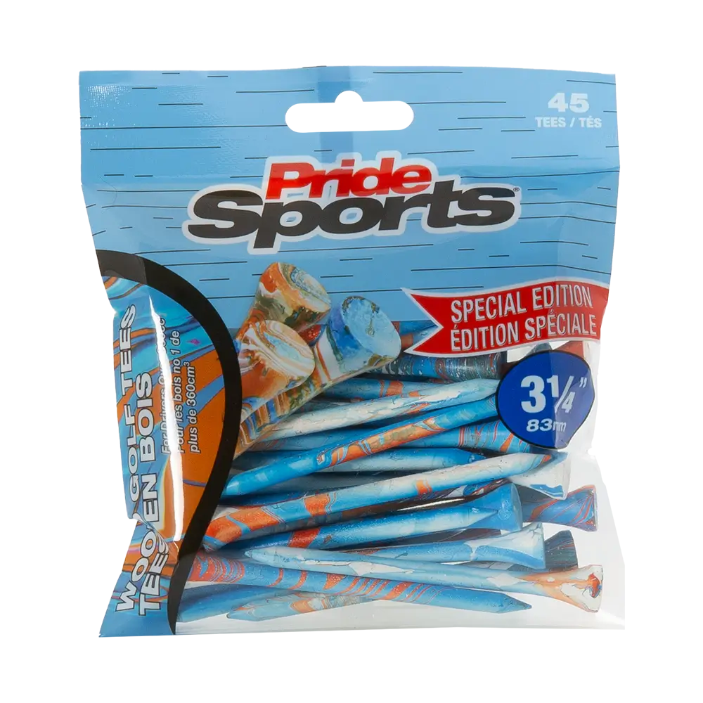 Special Edition Paint Splatter - Blue/Orange Tee 3 1/4"