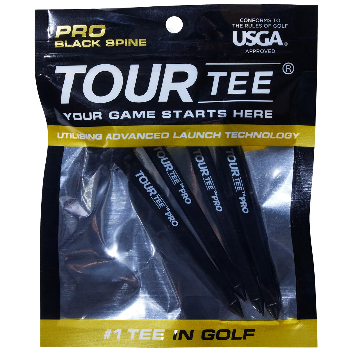 TOUR Tee Pro Black Spine
