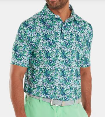 Garden Print Polo - Gunnedah Golf Hub