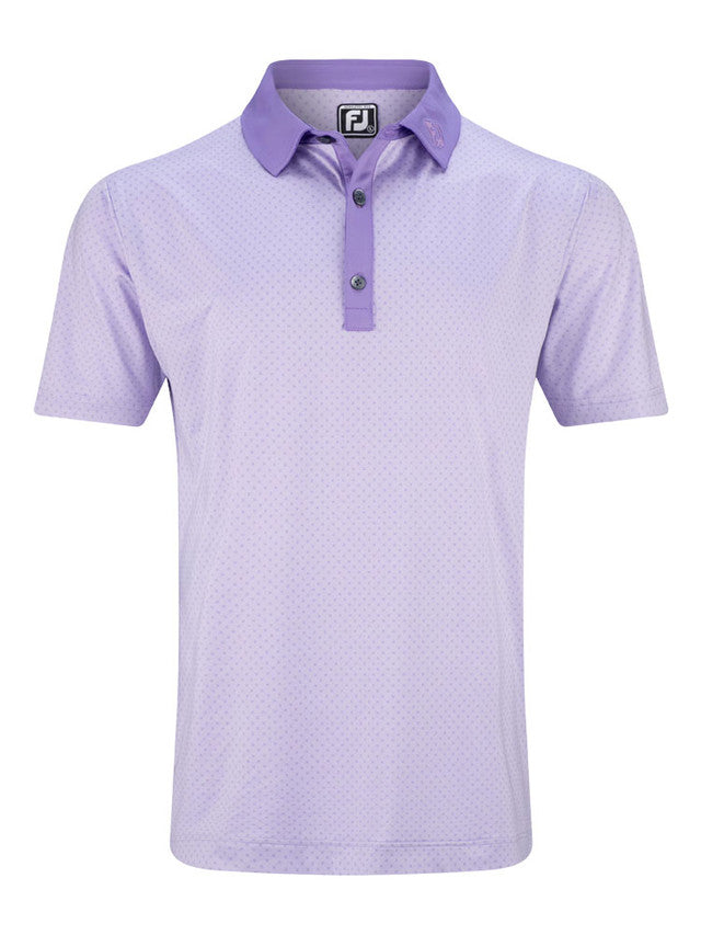 AU Lisle MicroFlower Self Collar ATHLETIC FIT