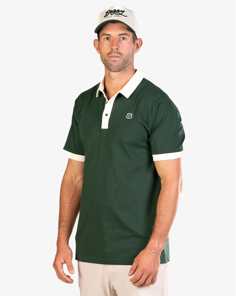 Legacy Polo - Navy & Cream - Gunnedah Golf Hub