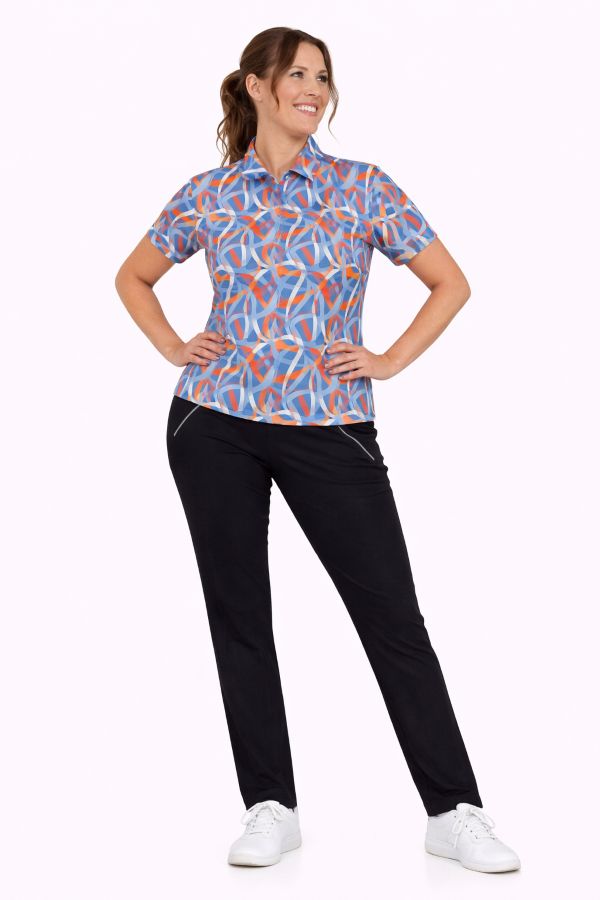 Short Sleeve Top: Blue Ribbon