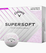 Supersoft Golf Ball Splatter Pink - Gunnedah Golf Hub